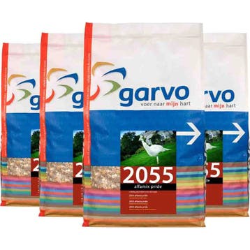 4x Garvo Vogelvoer Alfamix Pride (205540) 4 kg, Verzenden, Nieuw, Overige typen