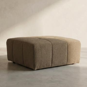 *WOONWINKEL* PEPP Interiors Wave Hocker Met Stiksels Teddy B, Verzenden, Nieuw