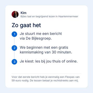 Bijles taal in Haarlemmermeer of online, basisschool, Diensten en Vakmensen, Privéles, Bijles