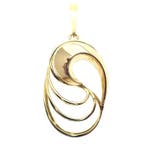 Gouden fantasie hanger (Hanger of bedel), Sieraden, Tassen en Uiterlijk, Bedels, Ophalen of Verzenden, Gebruikt, Goud, Overige merken