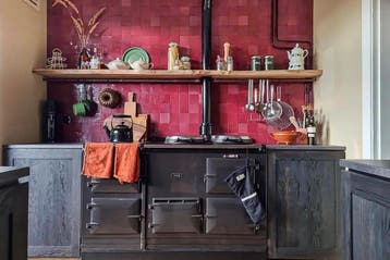 Zellige Vin-Rouge 10x10 original handmade tiles uit Marokko, Nieuw, Minder dan 20 cm, Minder dan 20 cm, 10 m² of meer