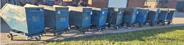 Kiepbak kantelbak spanenbak heftruck 400 liter, Voorzetapparatuur