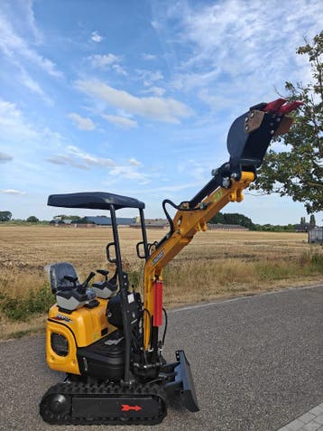 Kingway minigraafmachine minigraver wiellader shovel NIEUW, Verzenden, Graafmachine