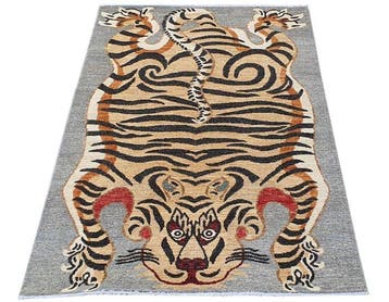 Designer Tapijt - Nieuw - Tiger - Vloerkleed - 187 cm - 116, Nieuw