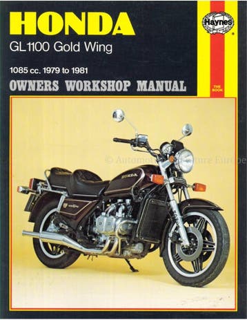 1979 - 1981 HONDA GL 1100 GOLD WING OWNERS WORKSHOP MANUAL, Nieuw, Author