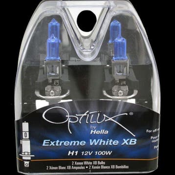 Hella Optilux H1 100W XB Extreme White Bulbs (Pair), Ophalen of Verzenden, Nieuw