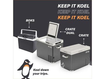 KOEL Crate 25 - Compressor Koelbox 12V en 230V - Koelt tot, Verzenden, Nieuw