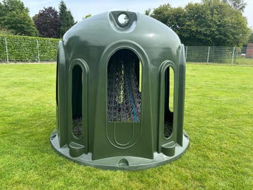 SALE! Hooistolp hooiruif met slowfeeder van 799- voor 699,-!, Weidegang, 4 paarden of pony's of meer