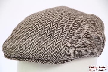 platte pet Hawkins vissengraat bruin of grijs 56 t/m 60 new, Kleding | Heren, Hoeden en Petten, Ophalen of Verzenden, Nieuw, Pet