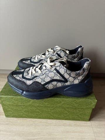 Gucci - rhyton monogram - Sneakers - Maat: EU 46 - Nieuw met, Nieuw
