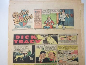 Oaky Doaks - Dick Tracy - 51 Krantenpaginas - 1950, Nieuw