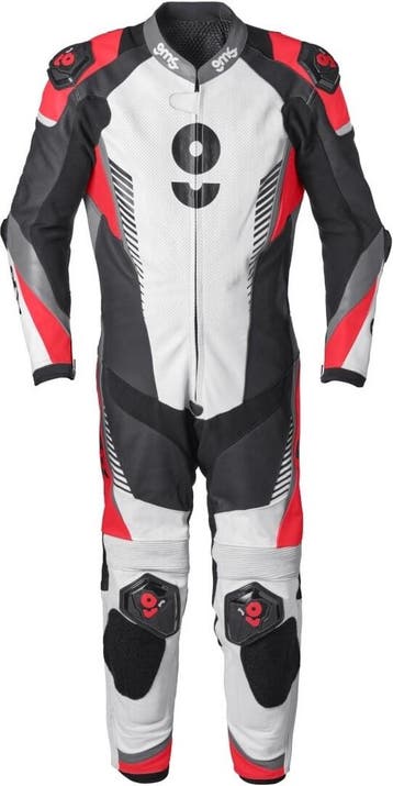gms GRC-1 Zwart Wit Rood 1-Delig Motorpak, Nieuw met kaartje, Overall, Gms, Heren
