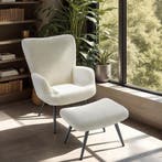 Fauteuil Hygge gestoffeerd, ergonomisch, draagkracht 150 kg, Huis en Inrichting, Stoelen, Verzenden, Nieuw