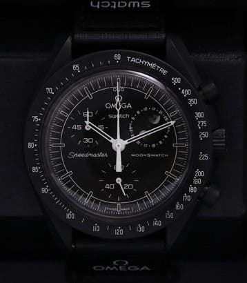 Omega x Swatch - Mission to the Moonphase - Zonder, Sieraden, Tassen en Uiterlijk, Nieuw