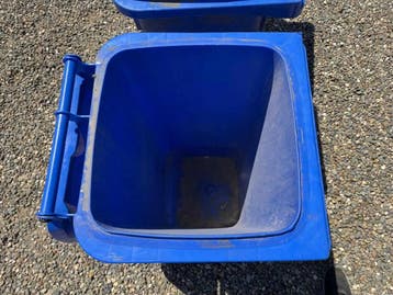 Blauwe afvalcontainer 240L (Afvalverwerking, Diverse), Huis en Inrichting, Woonaccessoires | Prullenbakken, Verzenden, Nieuw