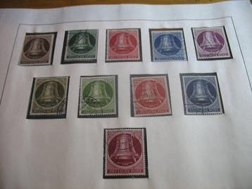Berlijn - Postzegelverzameling 1950-1954 volledig gestempeld, Gestempeld