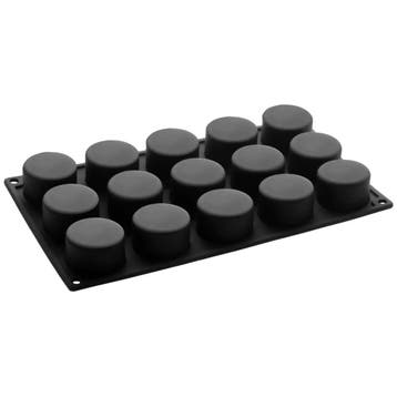 Pavoni Siliconen Vorm Cilinder Ø45x28mm (15) 30x17,5cm, Verzenden, Nieuw