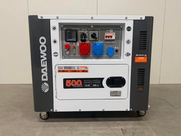 Daewoo DDAE 10500DSE-3G nieuw model 2025 met ATS, Nieuw, 5 tot 10 kVA, Dieselolie, Elektrisch startend