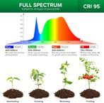 Groeilamp planten - Kweeklamp - Grow light - 20W - SANSI, Tuin en Terras, Kweekspullen, Verzenden, Zo goed als nieuw