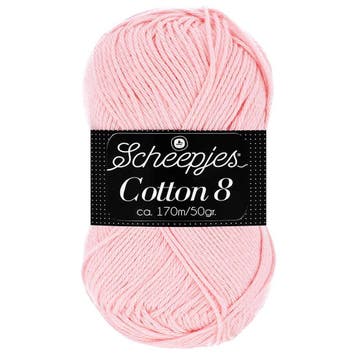 Scheepjes Cotton 8 - 718 Ruffle - Katoen Garen, Ophalen of Verzenden, Nieuw