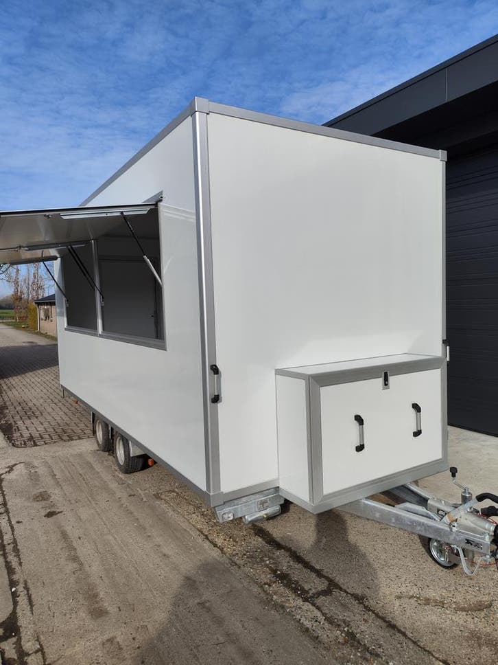 Verkoopwagen Snackwagen Food Truck 3m 3.57m 4.2m 5.11m, Zakelijke goederen, Partijgoederen en Retail | Verkoopwagens, Ophalen
