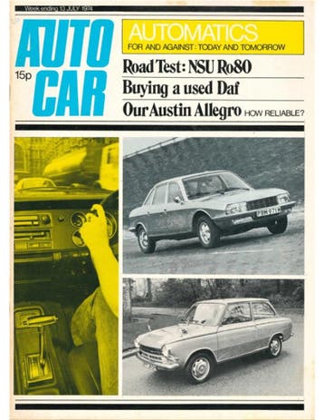 1974 AUTOCAR MAGAZINE 4055 ENGELS, Nieuw, Author