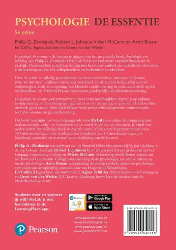 Psychologie, de essentie, 5e editie met MyLab NL, Verzenden, Zo goed als nieuw, Philip G. Zimbardo