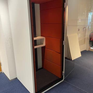 Mikomax Hush phone, akoestische telefooncel, Zakelijke goederen, Ophalen of Verzenden, Gebruikt, Bureau