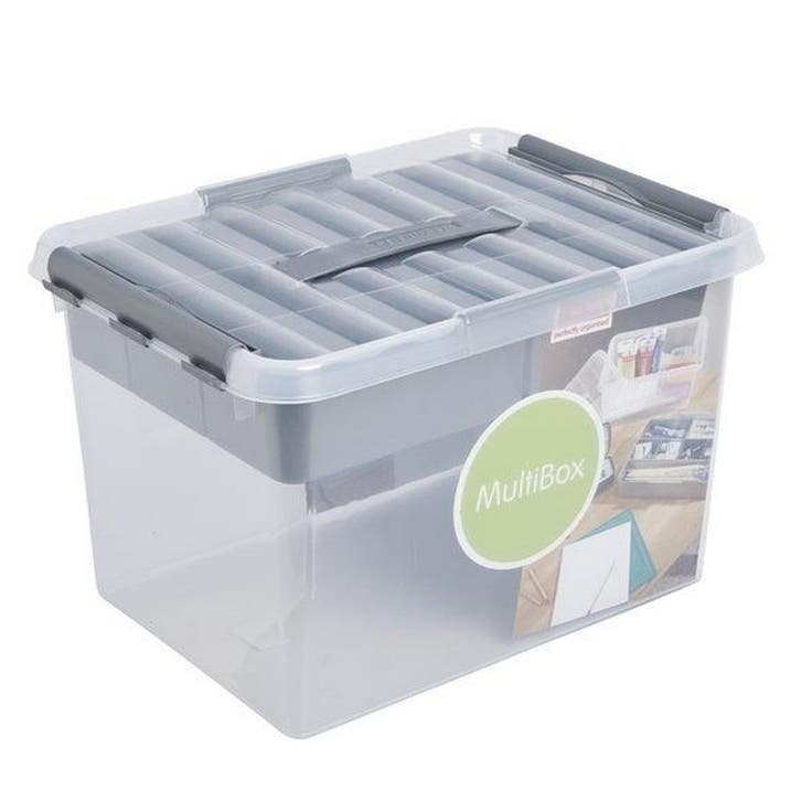 Sunware Multibox Q-Line 22 Liter, Doe-het-zelf en Verbouw, Kratten en Dozen, Ophalen of Verzenden