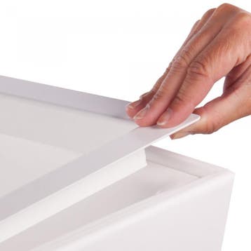 Tafel Conic Frame | Wit | 2,8 x 67 x 67 cm, Verzenden, Nieuw in verpakking