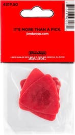 Jim Dunlop 431P050 Tortex bas plectrum 0.50 mm 6-pack, Muziek en Instrumenten, Ophalen of Verzenden, Nieuw, Elektrische basgitaar