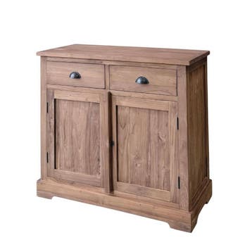Landelijk dressoir 100cm gerecycled teakhoutDressoirs, Huis en Inrichting, Kasten | Dressoirs, Ophalen of Verzenden, Nieuw