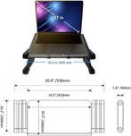 Verstelbare Laptoptafel Opklapbaar Met Koeling Muismat, Verzenden, Nieuw
