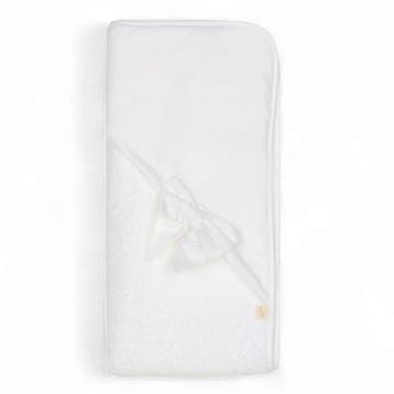 Baby Gi badcape wit kant met strik, Ophalen of Verzenden, Nieuw