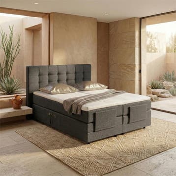 *ACTIE* Boxsprings vanaf €299 | 80 t/m 200 cm Breed, Verstelbaar, Overige kleuren, Ophalen of Verzenden, 180 cm