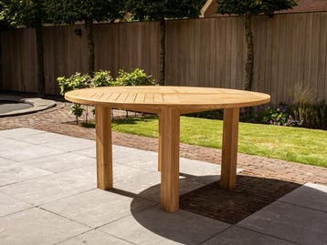 4 persoons tuinset | Gratis thuisbezorgd | Duurzaam teakhout, 4 zitplaatsen, Teakhout, Nieuw, Ophalen of Verzenden