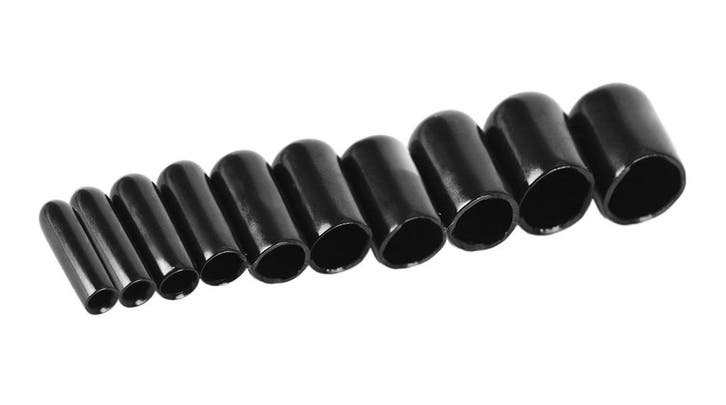 Set van 50 flexibele hulzen (omdop, huls, rond, 2.0 mm, zwa, Huis en Inrichting, Woonaccessoires | Overige, Nieuw, Ophalen of Verzenden
