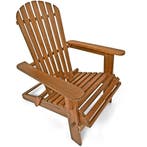Ligstoel Adirondack Acacia hardhout opvouwbaar (Stoelen), Tuin en Terras, Verzenden, Nieuw