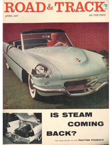 1957 ROAD AND TRACK MAGAZINE APRIL ENGELS, Nieuw, Author