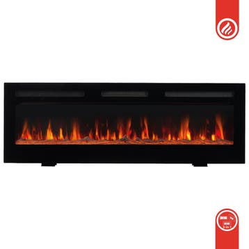 Elektrische haard MARLON - Elektrische 3-in-1 haard met verw, Huis en Inrichting, Kachels, Verzenden, Nieuw