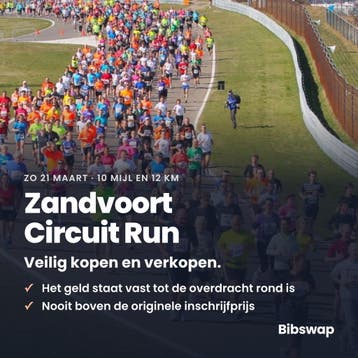 Startbewijs Zandvoort Circuit Run 2027 | Veilig kopen, Eén persoon, Maart