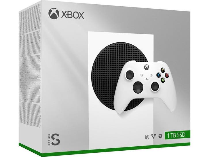 Microsoft Xbox Series S - Console - 1TB SSD - Wit, Spelcomputers en Games, Spelcomputers | Xbox Series X en S, Zo goed als nieuw