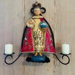 Beeld, Kindje Jezus van Praag - 37.5 cm - Authentiek, Antiek en Kunst