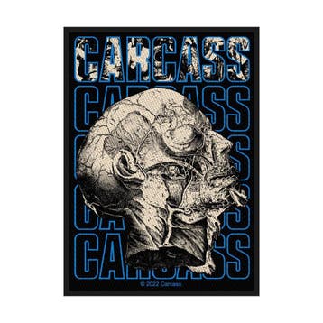 Carcass - Necro Head - patch officiële merchandise, Ophalen of Verzenden, Nieuw, Kleding