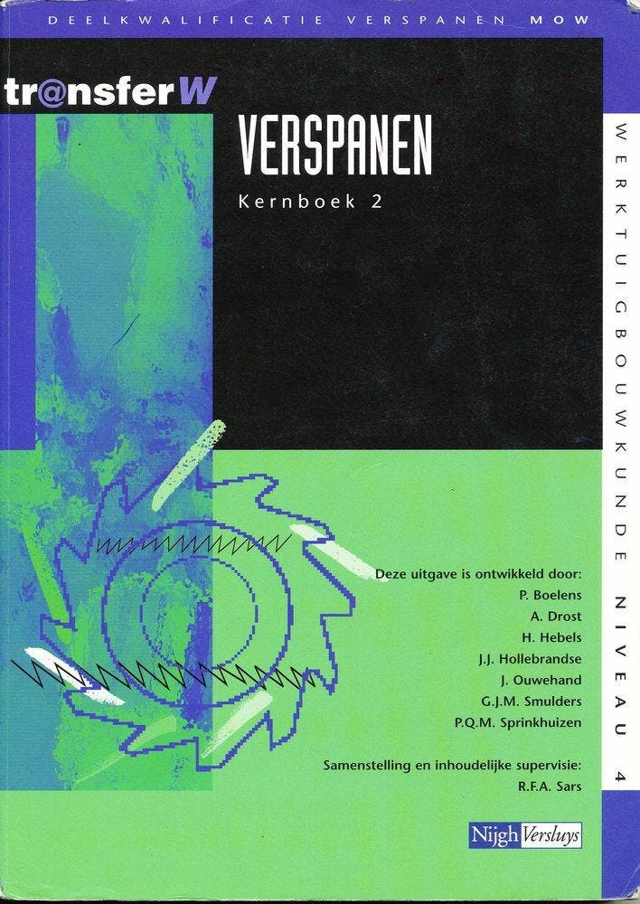 Verspanen kernboek 2, Boeken, Schoolboeken, Verzenden
