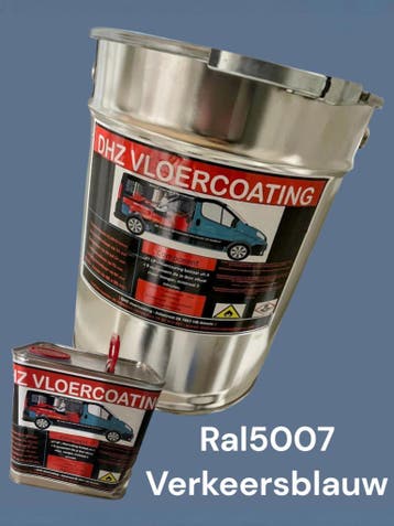 80m2 2K Epoxy vloercoating PU Showroom vloer? Winkelruimte?, Nieuw, Ophalen of Verzenden, Verf, 20 liter of meer