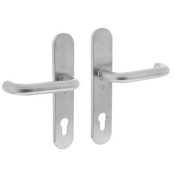 Intersteel deurklink rond Ø19mm verdekt PC92 rvs, Doe-het-zelf en Verbouw, Deuren en Horren, Verzenden, Nieuw