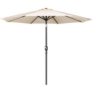 Bolero Sevilla Ronde Parasol Diameter 3 Meter Crème, Verzenden, Nieuw in verpakking