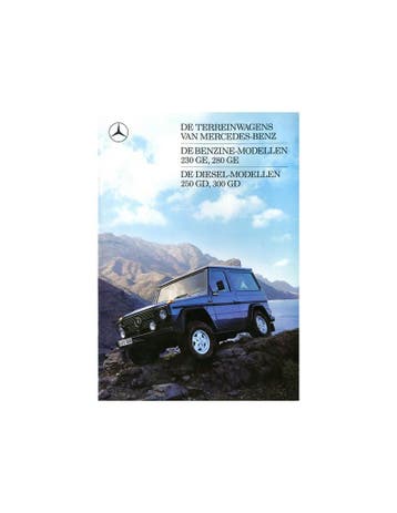 1988 MERCEDES BENZ G KLASSE BROCHURE NEDERLANDS, Nieuw, Author
