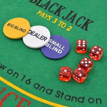 vidaXL Poker/blackjack set met 600 chips aluminium, Verzenden, Nieuw